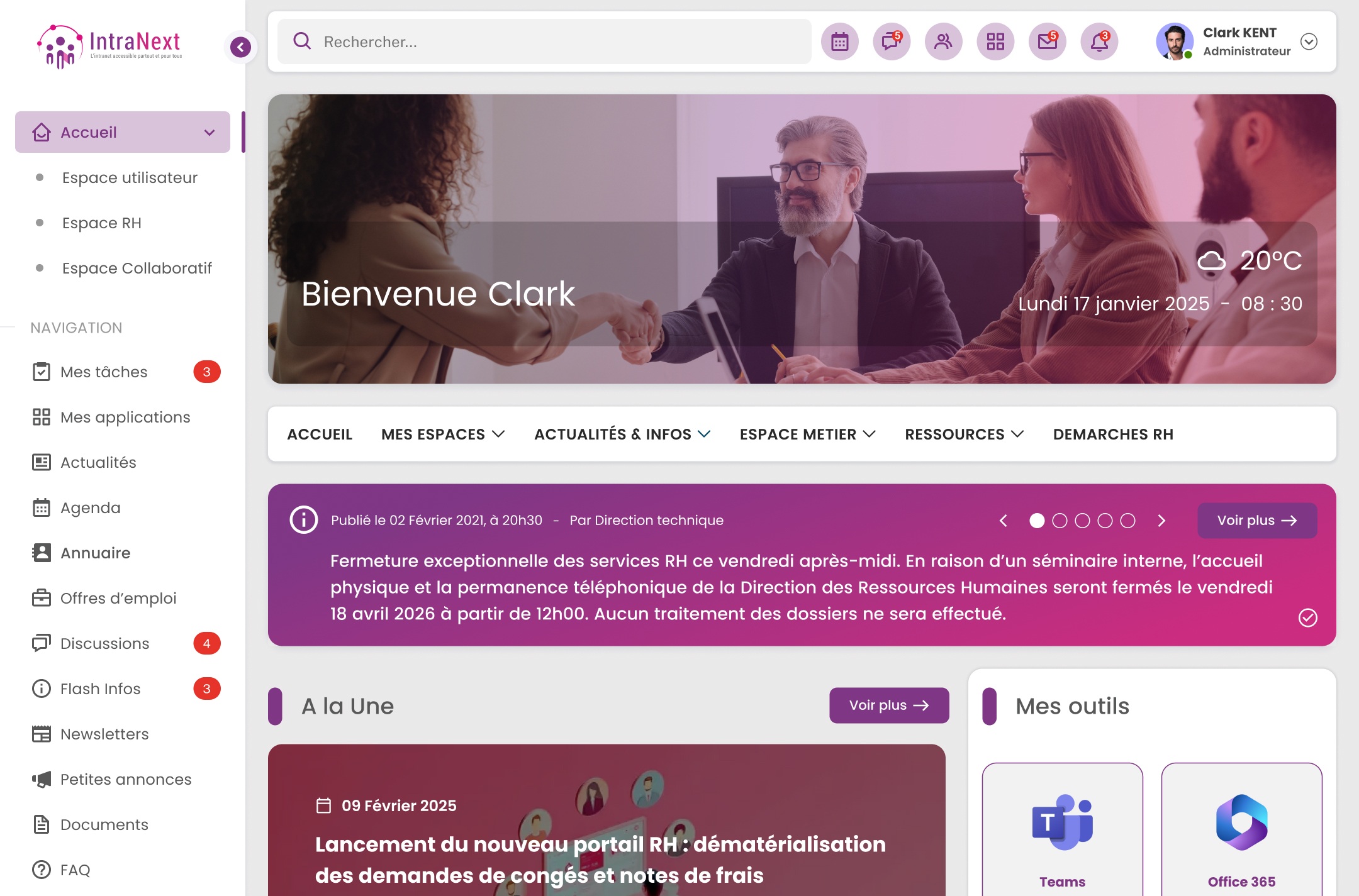IntraNext - Desktop